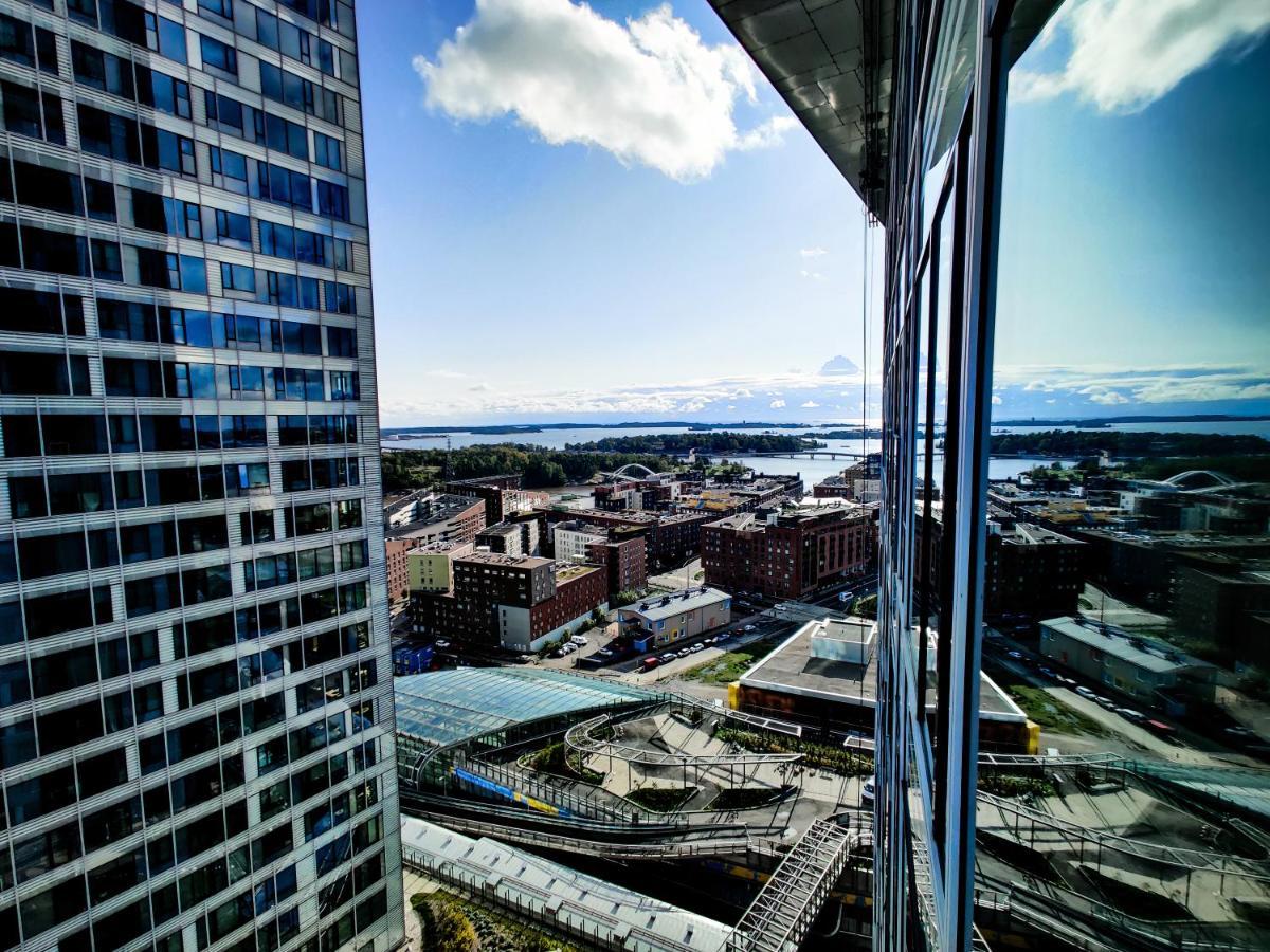 18Th Floor Helsinki High Point 1 Bdr Apartment With City View - Free Garage Parking 외부 사진