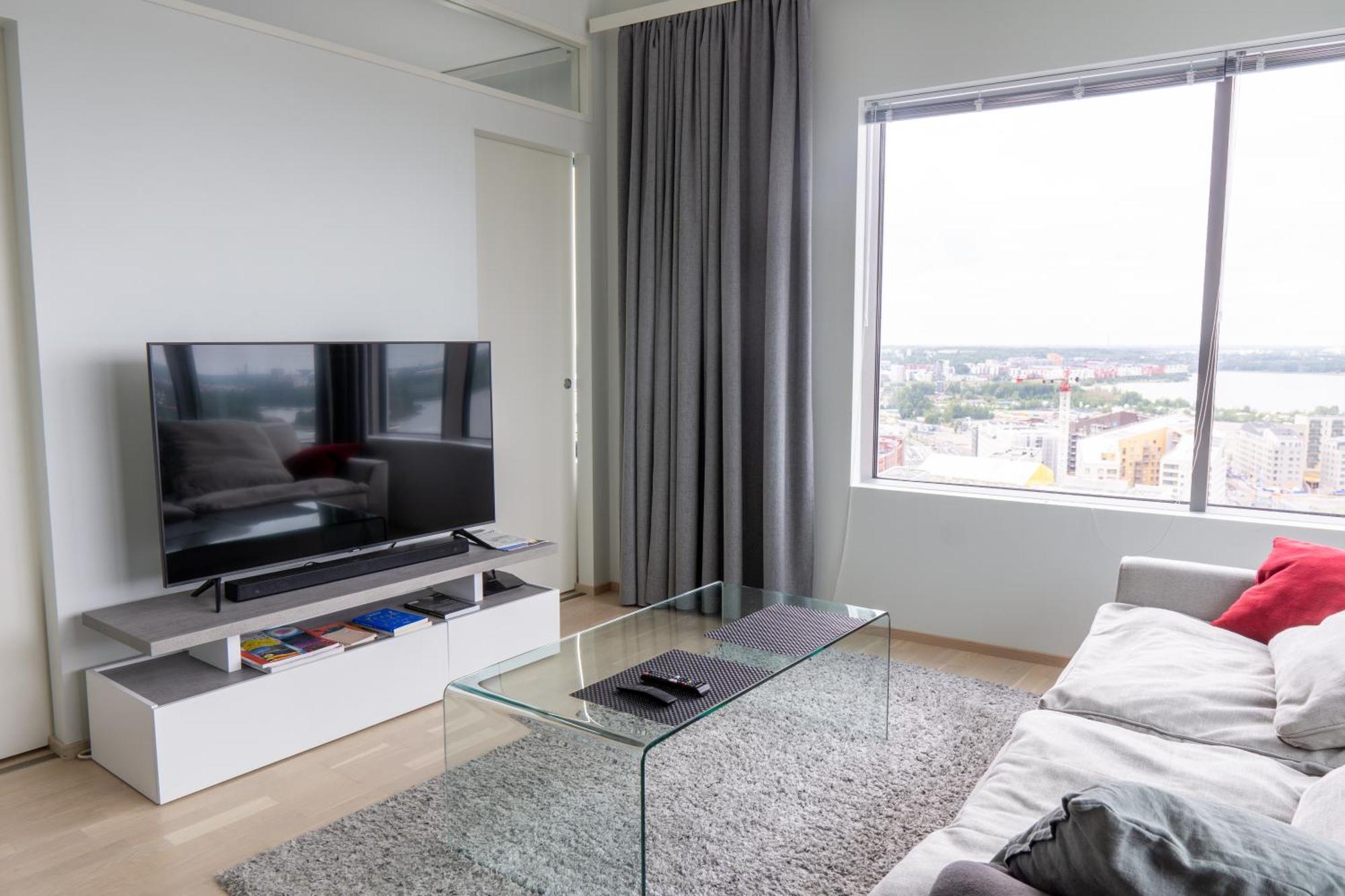 18Th Floor Helsinki High Point 1 Bdr Apartment With City View - Free Garage Parking 외부 사진