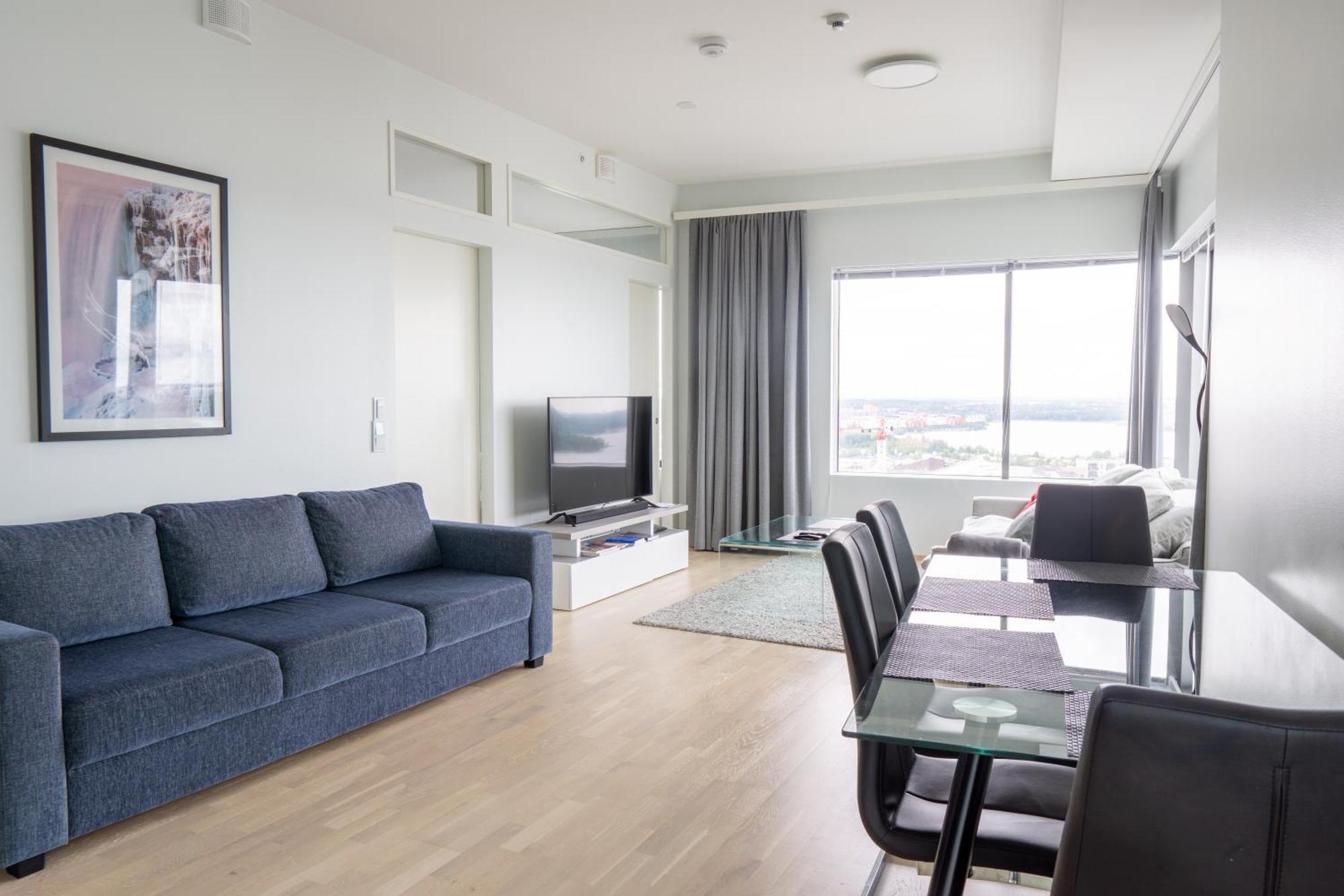 18Th Floor Helsinki High Point 1 Bdr Apartment With City View - Free Garage Parking 외부 사진